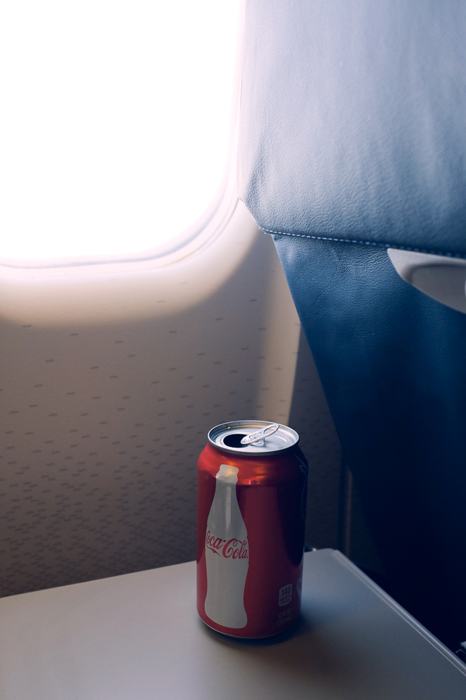 Drink on the plane