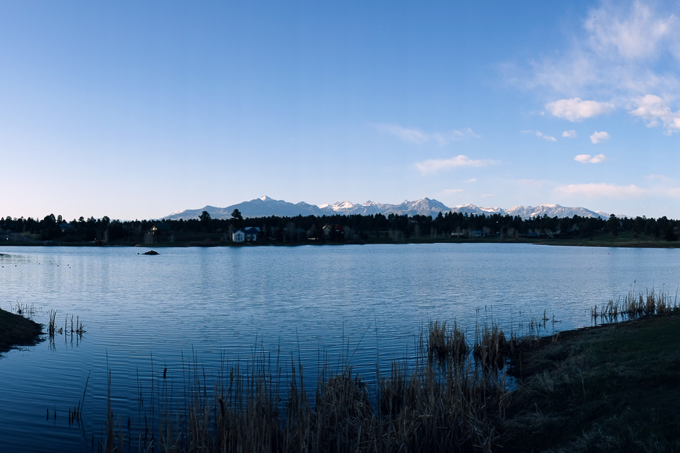 Pinon Lake Reservoir near Pagosa Springs, CO